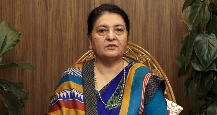 महिलामाथि हुने जघन्य अपराधका दोषीलाई कडा कारबाही गर्नुपर्नेमा पूर्वराष्ट्रपति भण्डारीको जोड