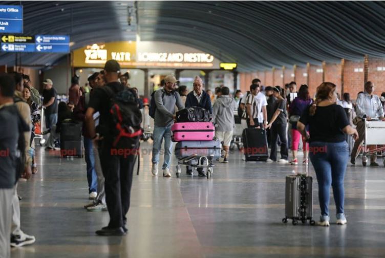 विभिन्न सातवटा अन्तरराष्ट्रिय विमानस्थलमा हवाई उडान रद्द