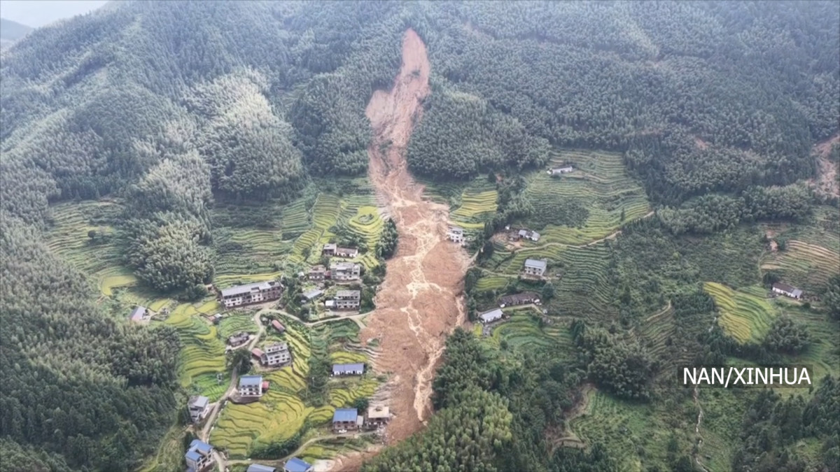 पूर्वी चीनको जियान्ग्सी प्रान्तमा पहिरोका कारण चार जनाको मृत्यु, उद्धार र राहत कार्य तिब्र