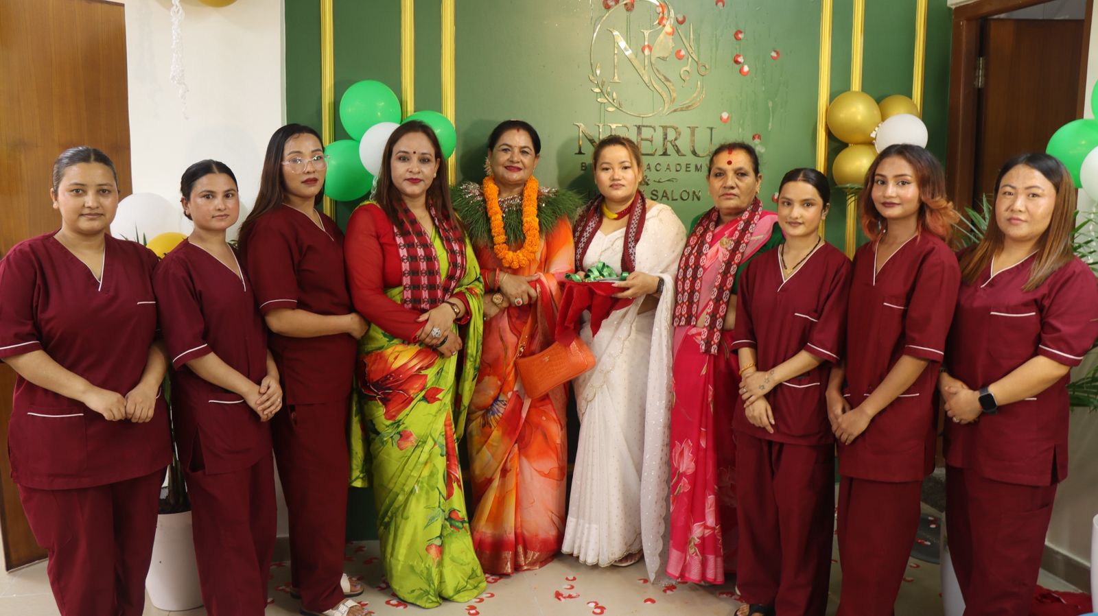 निरु व्युटी एकेडेमी एण्ड युनिसेक्स सलोनको तेस्रो शाखा स्वयम्भूमा सञ्चालन